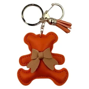 Sticky Bestie Teddy Bag Charm Orange v:3775152