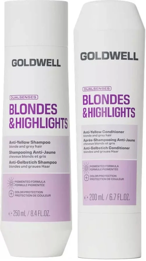 Goldwell Dualsenses Blondes & Highlights Bundle Anti-Yellow Shampoo 250 ml & Conditioner 200 ml v:4834096 Goldwell Dualsenses Blondes & Highlights Bundle Anti-Yellow Shampoo 250 ml & Conditioner 200 ml v:4834096
