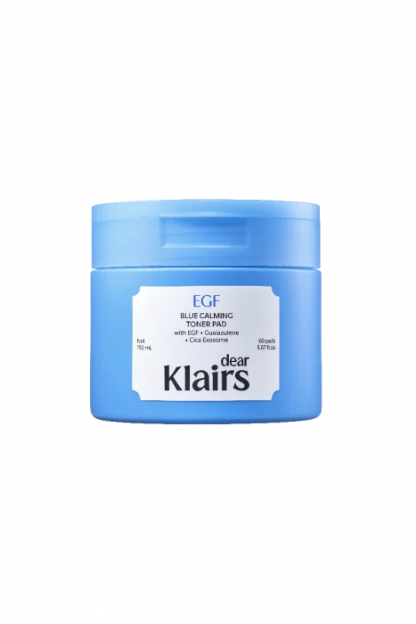Klairs EGF Blue Calming Toner Pad til ansikt v:6713889 Klairs EGF Blue Calming Toner Pad til ansikt v:6713889