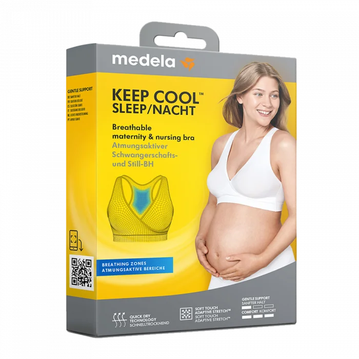 Medela Keep Cool Natt-BH, svart, M v:4994693 Medela Keep Cool Natt-BH, svart, M v:4994693