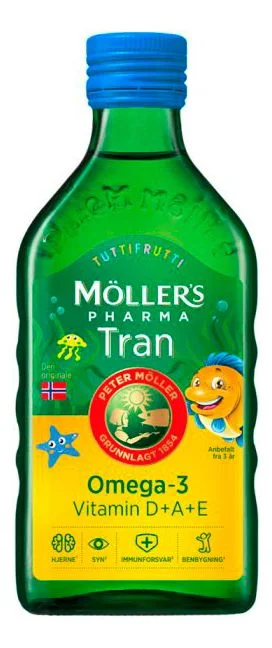 Møllers Pharma Tran Tutti Frutti – 250 ml. v:1515006