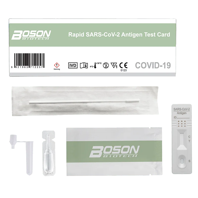 Korona hjemmetest, Boson SARS-CoV-2 Antigen, hurtigtest - 5 stk. v:1301044