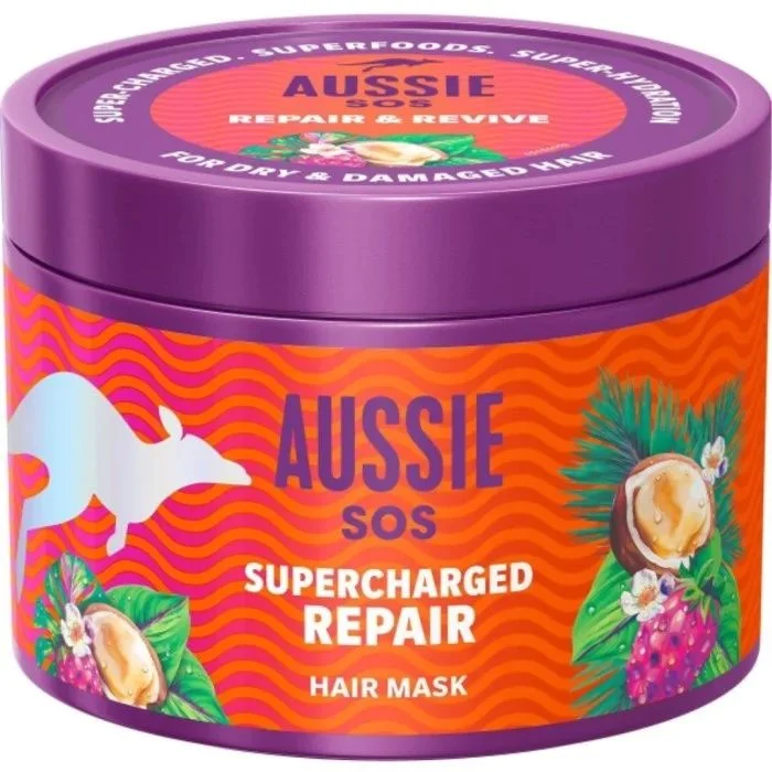 Aussie SOS Supercharged Repair Hårkur 500 ml v:3922114