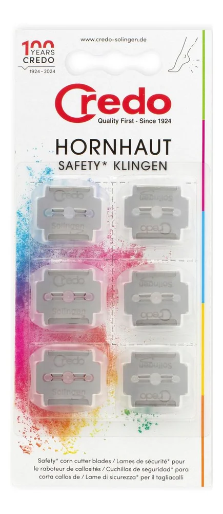 Credo blad til hudhøvel – 6 stk v:7562834