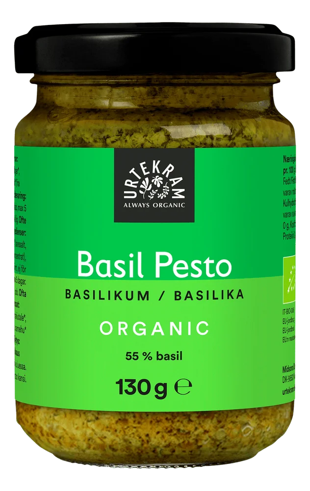 Urtekram Food Grønn Pesto Ø – 130 g v:3182978 Urtekram Food Grønn Pesto Ø – 130 g v:3182978