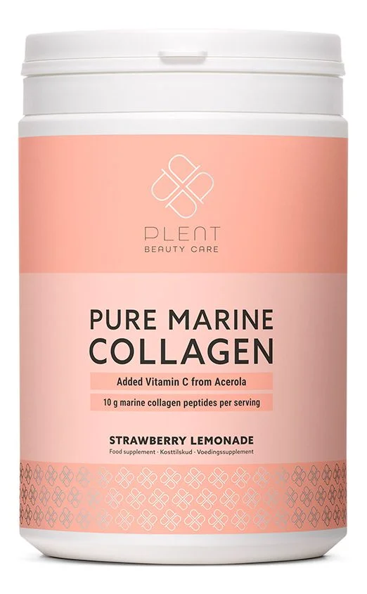 Plent Pure Marine Collagen Strawberry Lemonade – 300 g. v:2123829 Plent Pure Marine Collagen Strawberry Lemonade – 300 g. v:2123829