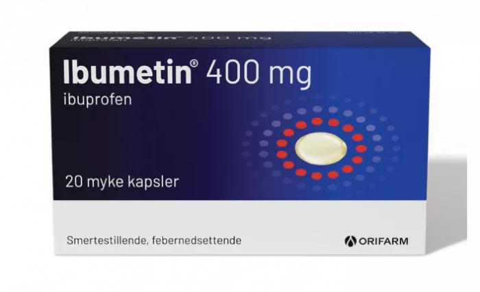 Ibumetin 400mg kapsler 20 stk v:8228208