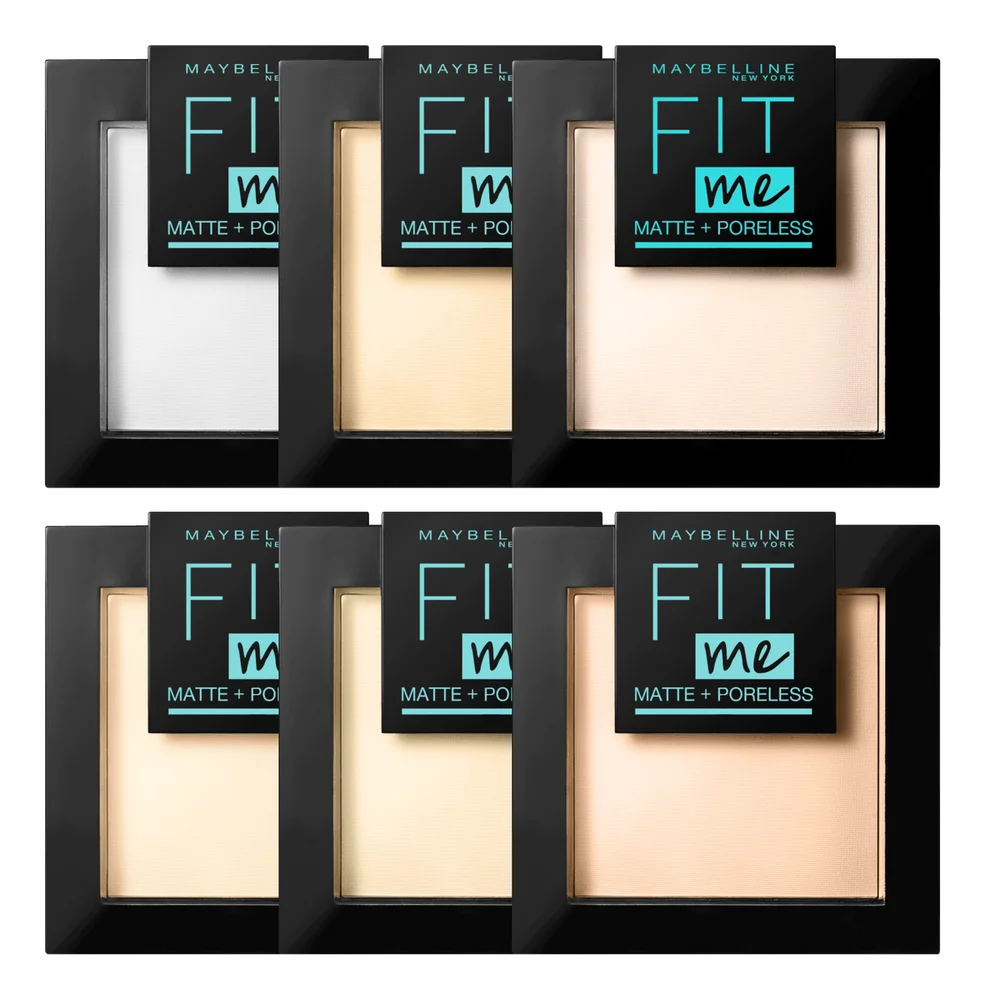 Maybelline Fit Me Matte + Poreless Powder Flere farger v:5587293 Maybelline Fit Me Matte + Poreless Powder Flere farger v:5587293