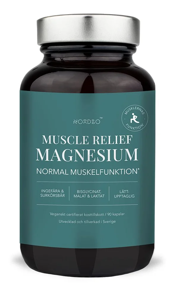 NORDBO Muscle Relief Magnesium – 90 kaps. v:9199913 NORDBO Muscle Relief Magnesium – 90 kaps. v:9199913