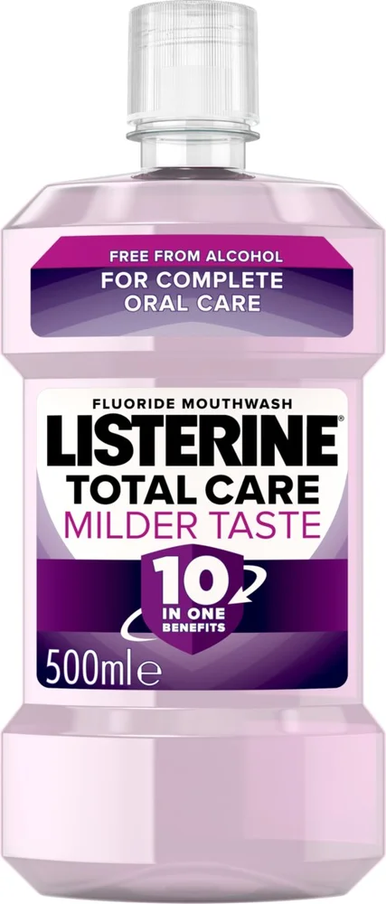 Listerine Milder Taste Mouthwash Total Care 500 ml v:1024994