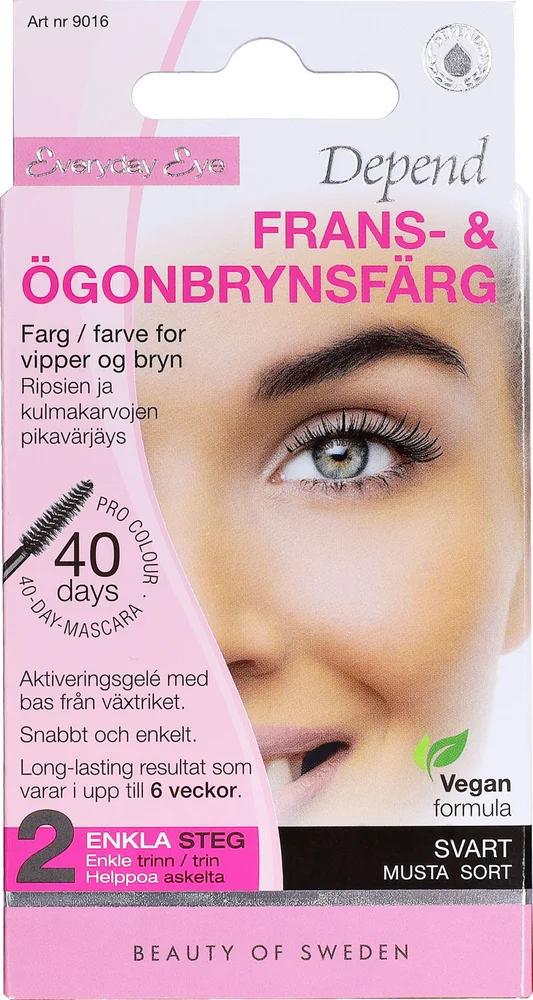 Everyday Eye Permanent Lash & Eyebrow Color Black – Depend v:1168362
