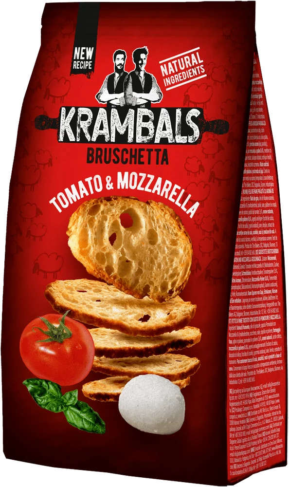 Krambals Bruschetta Tomat & Mozarella – 70 g v:7061962 Krambals Bruschetta Tomat & Mozarella – 70 g v:7061962