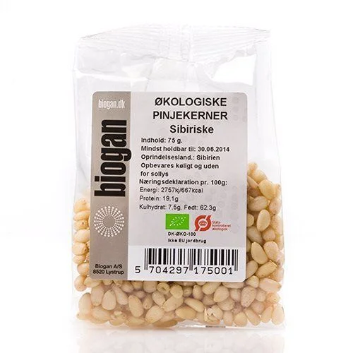 Biogan Sibiriske Pinjekjerner Ø – 75 gram v:4495058 Biogan Sibiriske Pinjekjerner Ø – 75 gram v:4495058