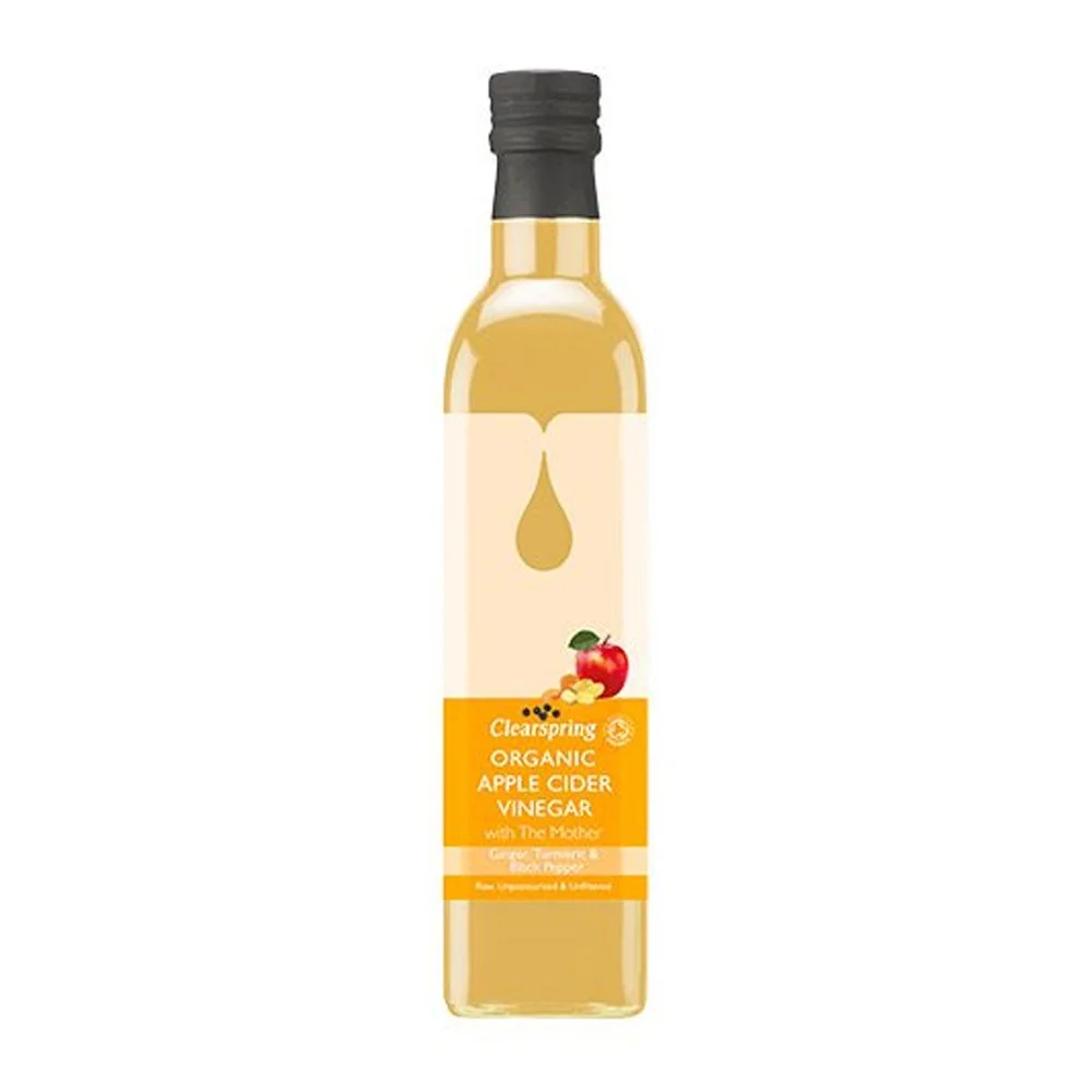 Naturesource Eplecidereddik m. ingefær, gurkemeie og eddikemor – 500 ml. v:1228793 Naturesource Eplecidereddik m. ingefær, gurkemeie og eddikemor – 500 ml. v:1228793