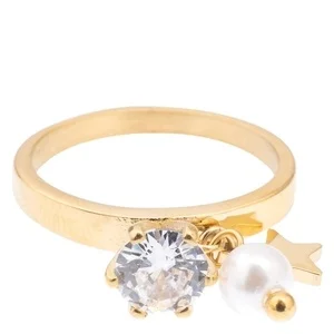 DARK Single Crystal Ring With Charm Crystal Size 3 v:9121937 DARK Single Crystal Ring With Charm Crystal Size 3 v:9121937