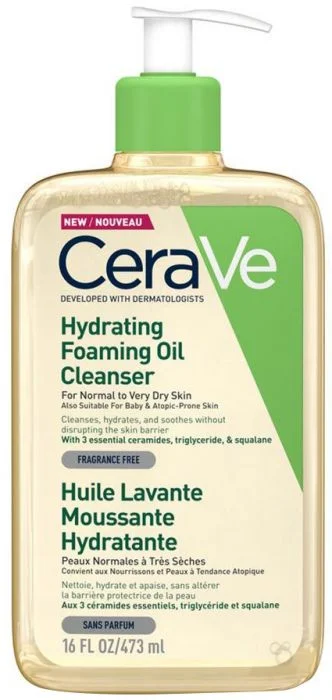 CeraVe Hydrating Foaming Oil Cleanser 473 ml – skånsom rens for tørr hud v:3397470 CeraVe Hydrating Foaming Oil Cleanser 473 ml – skånsom rens for tørr hud v:3397470
