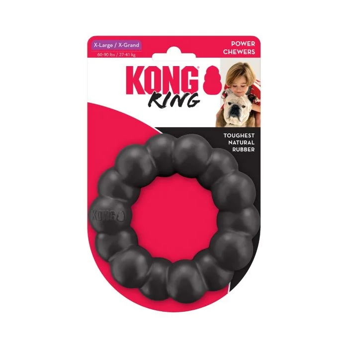 KONG Extreme Ring hundeleke svart v:7178173