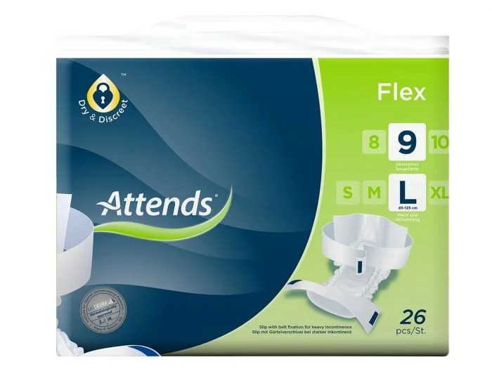 Attends Flex beltebleie 9 str L 26 stk v:5169607 Attends Flex beltebleie 9 str L 26 stk v:5169607
