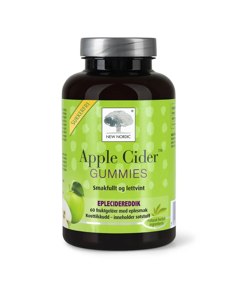 New Nordic Apple Cider gummies – 60 stk. v:2150923