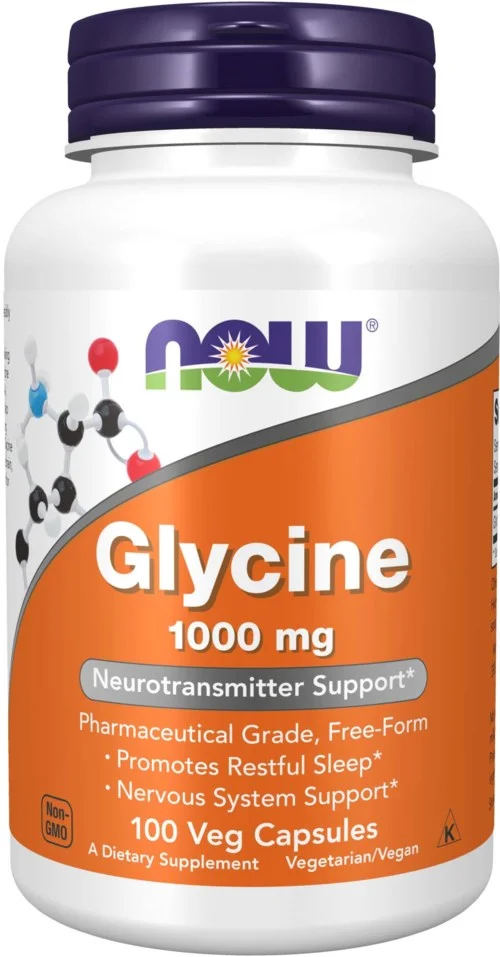 NOW Glycine 1000Mg 100 stk v:8235896 NOW Glycine 1000Mg 100 stk v:8235896