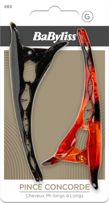 BaByliss Concorde hårklyper 2 stk v:7099445 BaByliss Concorde hårklyper 2 stk v:7099445