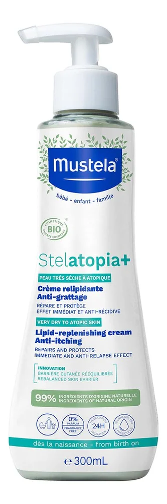 Mustela Stelatopia Lipid Replenishing Cream – 300 ml. v:8889639 Mustela Stelatopia Lipid Replenishing Cream – 300 ml. v:8889639