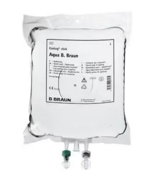 B. Braun sterilt vann skyllevæske ecobag 10×1000 ml v:8919453 B. Braun sterilt vann skyllevæske ecobag 10×1000 ml v:8919453