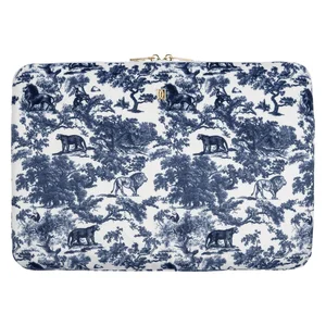 DARK Velvet Mac Cover Navy Blue Savannah Pattern v:2786515 DARK Velvet Mac Cover Navy Blue Savannah Pattern v:2786515