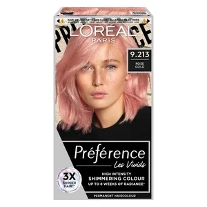 L'Oréal Paris Préférence Vivid Colours Permanent Color For Normal Hair 9.213 Rose Gold v:2876012