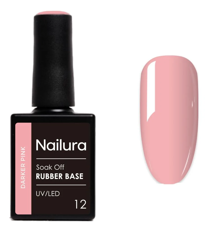 Nailura Rubber Base 12 - Darker Pink - 10 ml. v:4499874