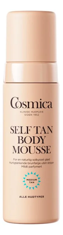 Cosmica Self Tan Body Mousse – 150 ml. v:8135593 Cosmica Self Tan Body Mousse – 150 ml. v:8135593