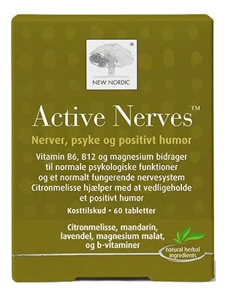 New Nordic Active Nerves – 60 tabl. v:9615948 New Nordic Active Nerves – 60 tabl. v:9615948