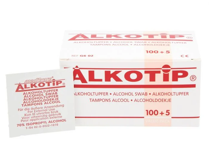 Alkotip injeksjonstørk 60×25 mm 100 stk v:8155724 Alkotip injeksjonstørk 60×25 mm 100 stk v:8155724