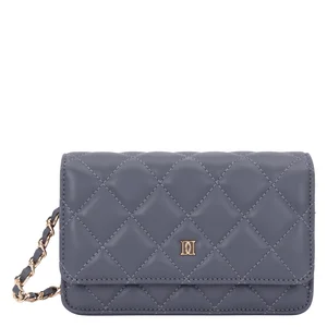 DARK Leather Quilted Mini Bag Steel Blue v:9790708