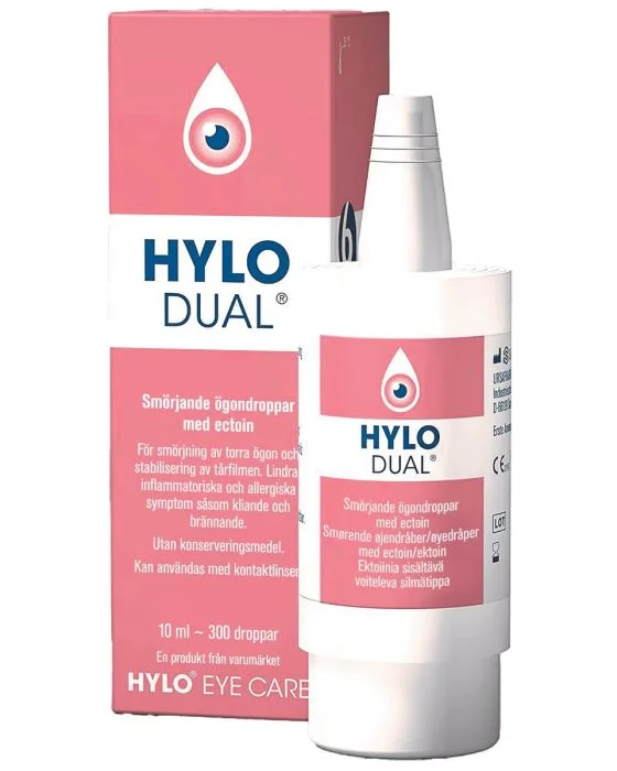 Hylo dual smørende øyedråper 10ML v:2483204 Hylo dual smørende øyedråper 10ML v:2483204