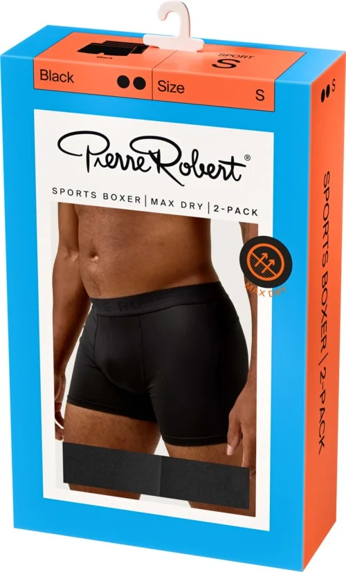 Pierre Robert Sports Boxer Max Dry X2 Black XXL v:3801057
