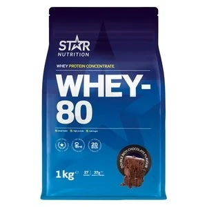 Star Nutrition Whey-80 Double Rich Chocolate 1000g v:3721013
