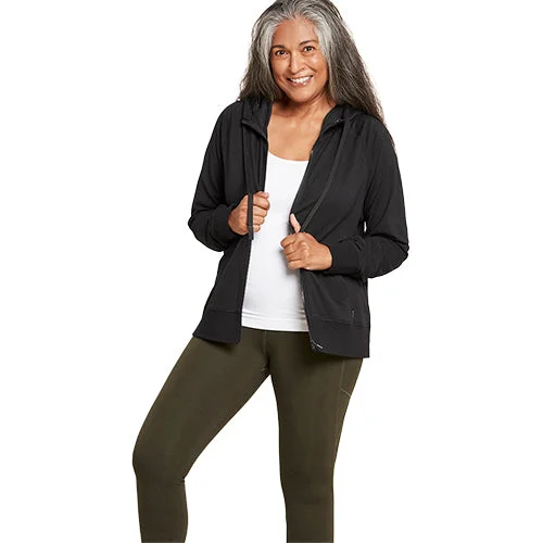 Women’s Weekend Zip-Up Hoodie Svart | Str. XS v:2469558