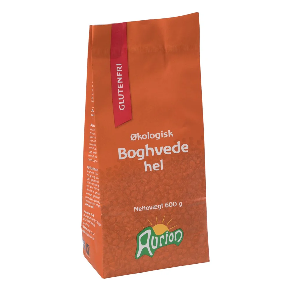 Aurion Bokhvete Hel – Økologisk – 600 gr v:1938360 Aurion Bokhvete Hel – Økologisk – 600 gr v:1938360