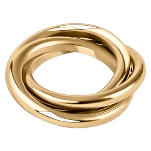 Muli Collection Triple Ring Gold 18mm v:3387517 Muli Collection Triple Ring Gold 18mm v:3387517