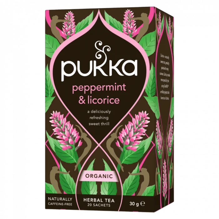 Pukka Peppermint & Licorice te 20 stk v:2822821