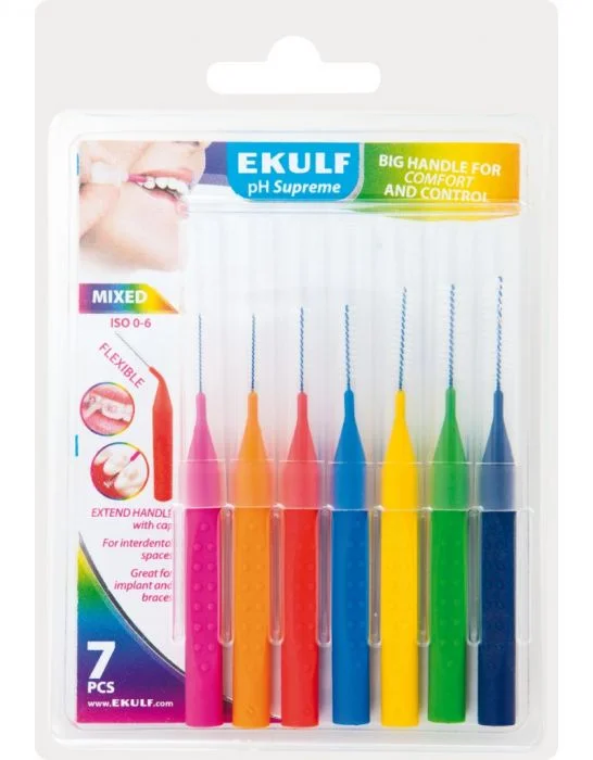 Ekulf Ph Supreme Mixed mellomromsbørste 7 stk v:5807888