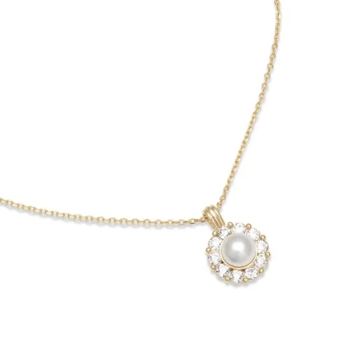 Lily and Rose New Sofia Pearl Necklace Ivory v:3396583