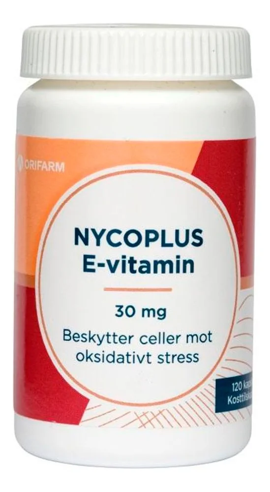 Nycoplus E-vitamin 30 mg – 120 stk. v:3146573 Nycoplus E-vitamin 30 mg – 120 stk. v:3146573