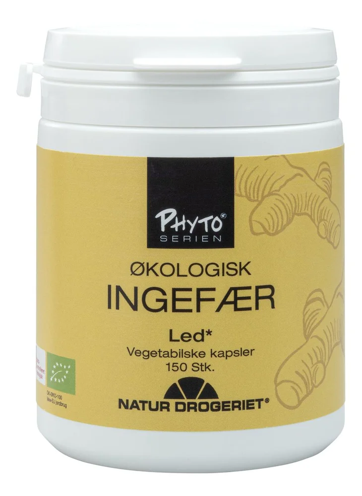 Natur-Drogeriet Ingefær Ø – 150 kapsler v:2634378 Natur-Drogeriet Ingefær Ø – 150 kapsler v:2634378
