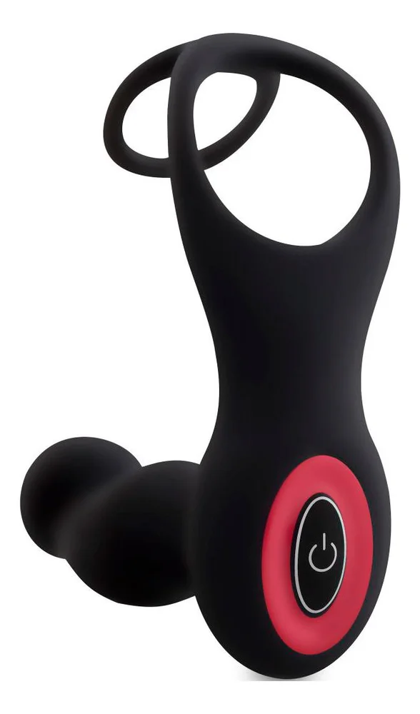 Teazers Cock & Ball Ring Prostate Vibrator with Remote Control - 1 stk. v:1088949