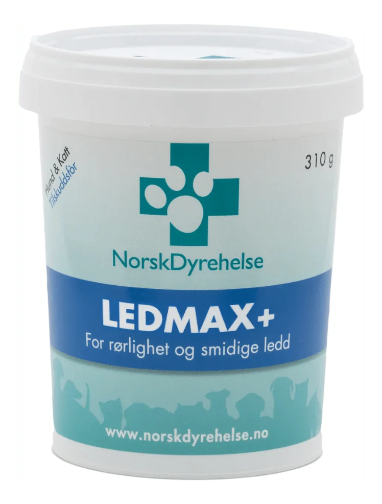 Norsk Dyrehelse Ledmax+ – 310 g v:9291284 Norsk Dyrehelse Ledmax+ – 310 g v:9291284