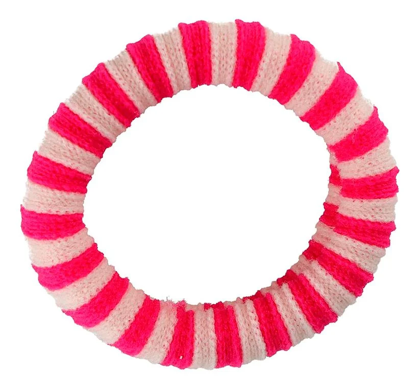 By Stær Hårstrikk Rosa/Hvit – 1 stk. v:1606137