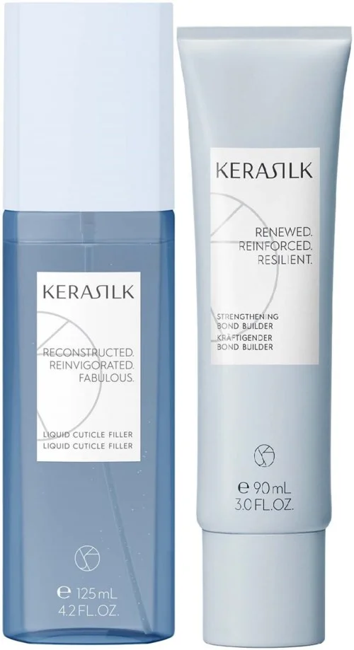 Kerasilk Bond Repair Bundle Liquid Cuticle Filler 125 ml & Strengthening Bond Builder 90 ml v:7762066