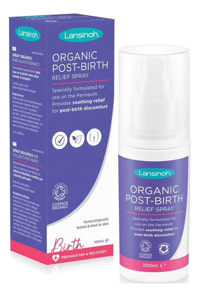 Lansinoh Organic Post-Birth Relief Spray – 100 ml. v:8687814 Lansinoh Organic Post-Birth Relief Spray – 100 ml. v:8687814